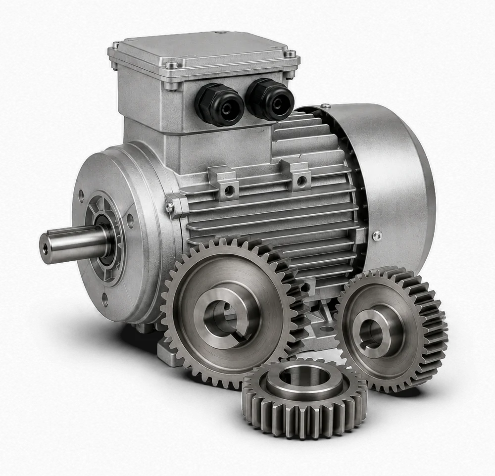 Motor e engrenagens industriais JetFood