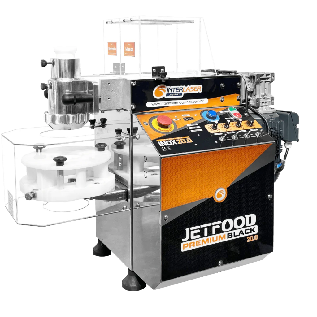 Modeladora · Premium Inox · topo de linha JetFood 20.0